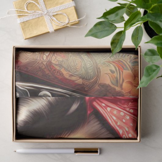  Mechanische Pin-up Tissuepapier (Geschenk)