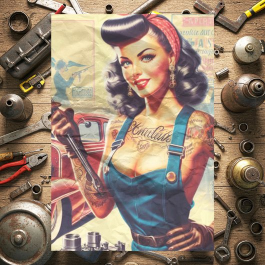 Mechanische Pin-up Tissuepapier