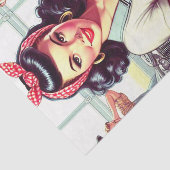  Mechanische Pin-up Tissuepapier (Detail)