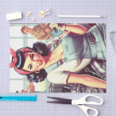  Mechanische Pin-up Tissuepapier (Craft)