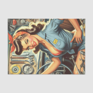 Mechanische Pin Up Tissuepapier