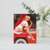 Mechanische pop omhoog briefkaart (Staand voorkant)