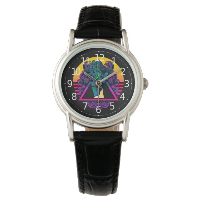 Mechanische robotische handkunst | horloge (Voorkant)