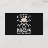 Mechanische schroevendraaier Workshop over het afs Visitekaartje (Achterkant)