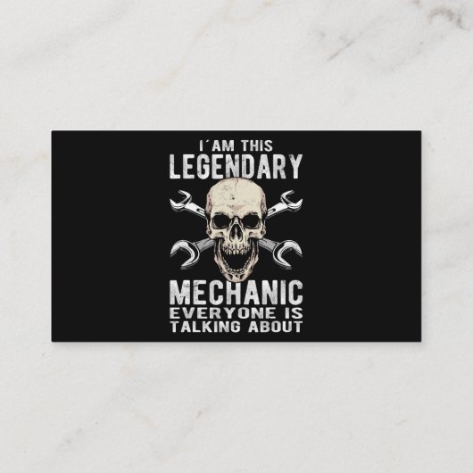 Mechanische schroevendraaier Workshop over het afs Visitekaartje (Achterkant)