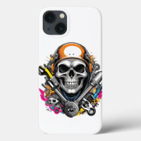 Mechanische SkulliPhone / iPad case