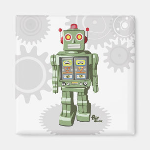 Mechanische Speelgoed Robot Magnet Magneet