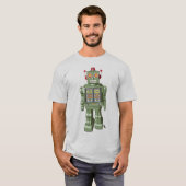 Mechanische Speelgoed Robot Shirt Silver (Voorkant volledig)