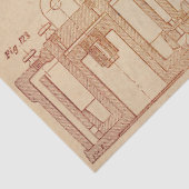 Mechanische Steampunk Design Series #2 Tissuepapier (Detail)