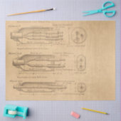 Mechanische Steampunk Design Series #3 Tissuepapier (Craft)