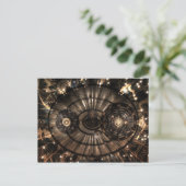 Mechanische Steampunk Zodiac Constellations Briefkaart (Staand voorkant)