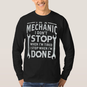Mechanische stop niet als ik vastzit t-shirt