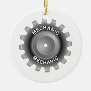 Mechanische tandwielen keramisch ornament
