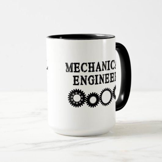 Mechanische tandwielen mok (Voorkant rechts)