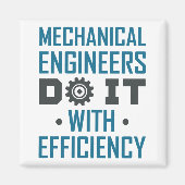 Mechanische technici doen het met efficiëntie magneet (Voorkant)
