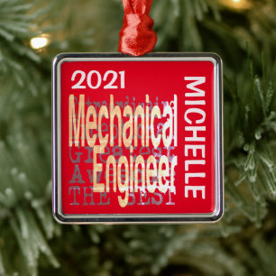 Mechanische technicus Extraordinaire CUSTOM Metalen Ornament