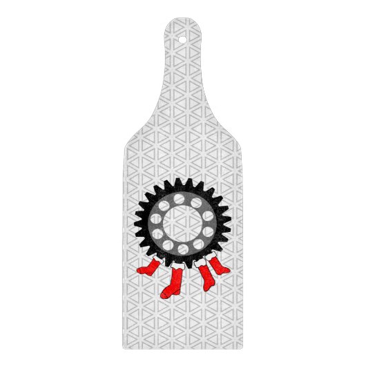 Mechanische uitrusting Kerstkousen Snijplank (Voorkant)