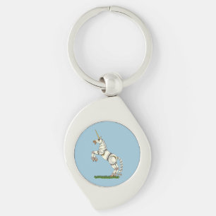 Mechanische Unicorn Sleutelhanger
