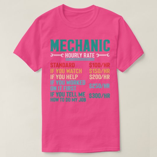 Mechanische uurfrequentie t-shirt (Design voorkant)