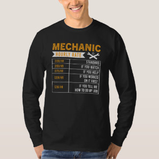 Mechanische uurlonen t-shirt