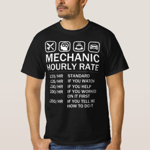 Mechanische uursnelheid - Automobielengineer T-shirt