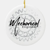 Mechanische versnellingsbak keramisch ornament (Achterkant)