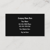 Mechanische Visitekaartjes (Achterkant)