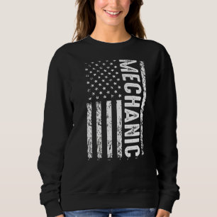 Mechanische vlag Patriottisch Mechanische Amerikaa Trui