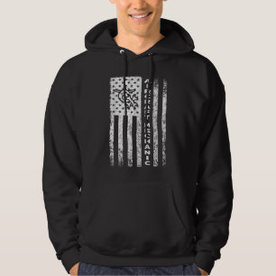 Mechanische vlag voor vliegtuig, toekomstig vliegt hoodie