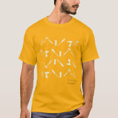 Mechanische Workshop Tools Pattern T-Shirt (Voorkant)