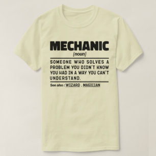 Mechanische zelfstandig naamwoord onderhoud specia t-shirt