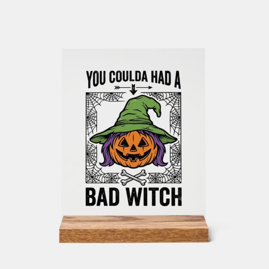 Méchante Sorcière Drôle de Citrouille d'Halloween  (Recto)