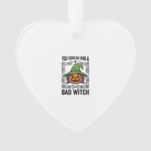 Méchante Sorcière Drôle de Citrouille d'Halloween (devant)