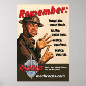 MechCorps affiche "Se souvenir" 02 (Devant)