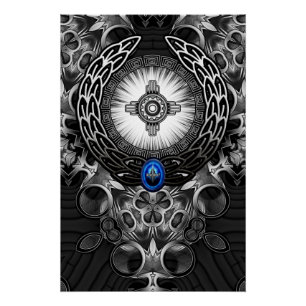 MechTron One Abstracte Art Perfect Poster