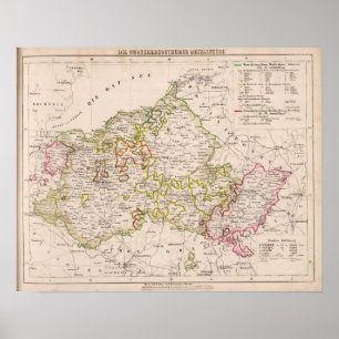 Mecklenburg, Duitsland Poster