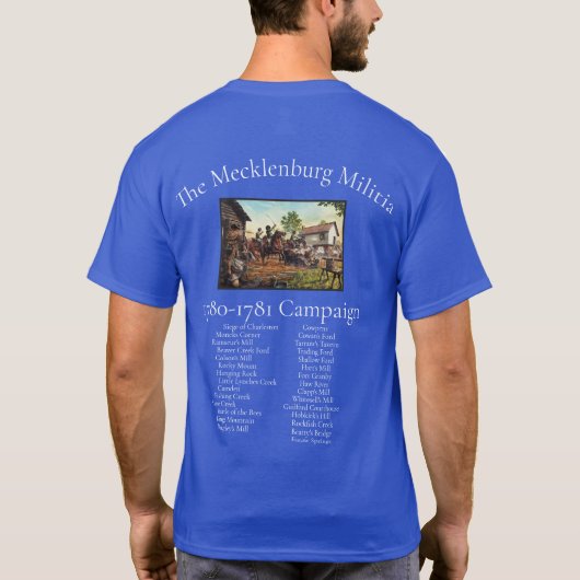 Mecklenburg Militia Unit T-shirt (Achterkant)