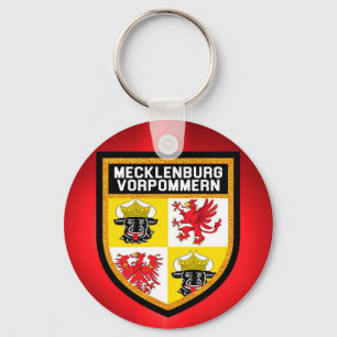 Mecklenburg-Voor-Pommern-vlag Sleutelhanger