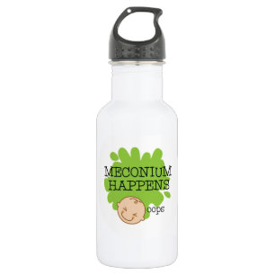 Meconium se produit bouteille d'eau