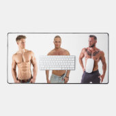 Mecs Chauds Musclés Studs Torse Nu Hommes (Clavier et souris)