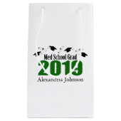 Med School Afstudeerder 2019 Afstuderen Gift Bag ( Klein Cadeauzakje (Voorkant)