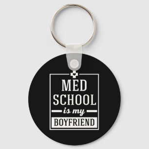 Med School is mijn vriend Funny Student Doctor Sleutelhanger
