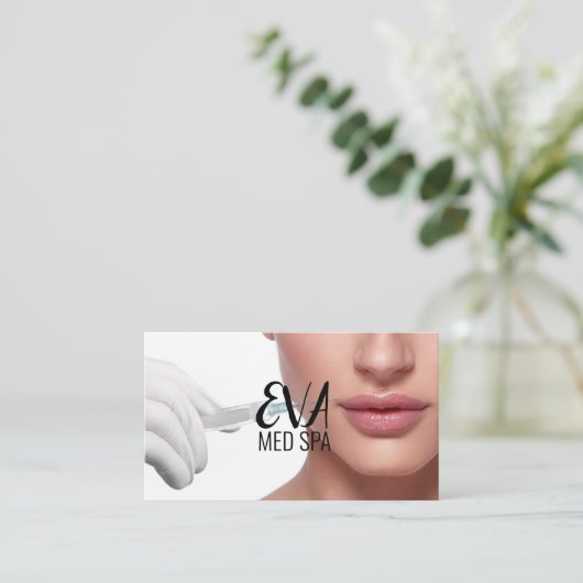 Med Spa-injectoren Plastic chirurg Visitekaartje (Staand voorkant)