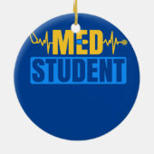Med Student Future Doctor Arts Medical Keramisch Ornament (Achterkant)