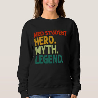 Med Student Held Mythe Legende Vintage  Medische S Trui