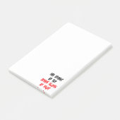 Med Student Zombie Joke Post-it® Notes (Schuin)