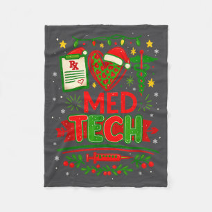 Med Tech Kerst Medisch Technoloog Apotheek X Fleece Deken