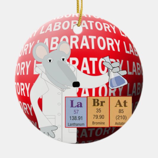 MED TECH LABORATORY CHRISTMAS ORNAMENT (Voorkant)