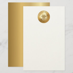 Medaille Aangepast 3D Realistisch Bewerkbaar Folie Briefpapier