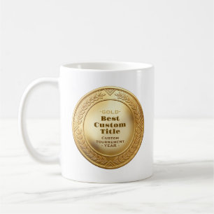 Medaille Aangepast 3D Realistisch Bewerkbaar Folie Koffiemok
